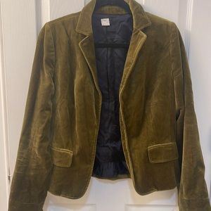 J crew velvet blazer